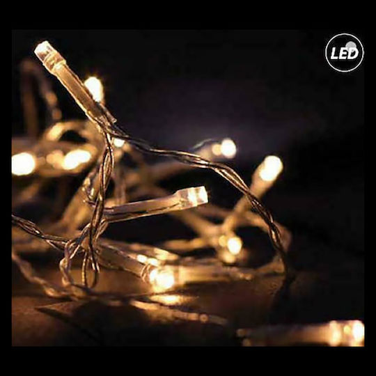 144 Λαμπάκια LED 3μ. x 60εκ. Θερμό Λευκό τύπου Βροχή
