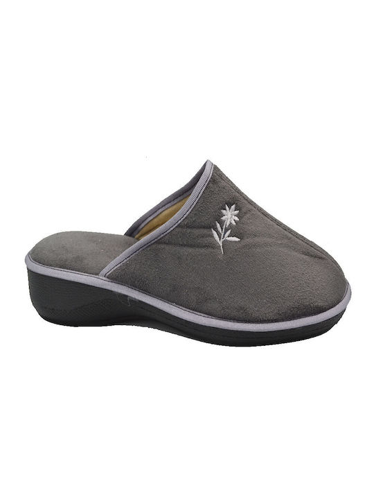 Dimi Comfort 10 Women's Slipper In Gray Colour