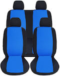 Auto Gs Covers Set 8pcs Smart Style Blue / Black