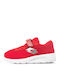 Megabreeze Ii Cl Sl Kids Sports Shoes Running with Hoop & Loop Closure Red