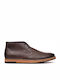 Perlamoda Men's Leather Boots Brown