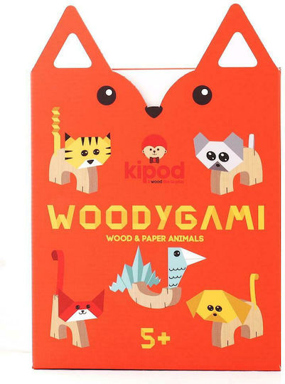 Kipod Origami from Wood and Paper for Children 5+ years Years