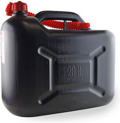 AMiO Fuel Plastic Can with Extension Tube 20lt Black /AM