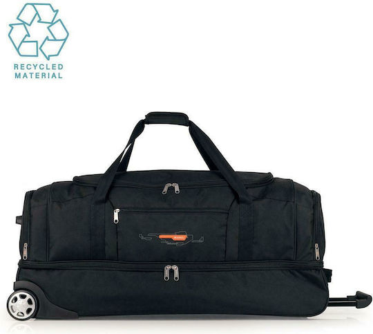 Gabol Extra Grande Week Eco Soft Sack Voyage 116lt Black with Wheels Fabric L83xW36xH39cm