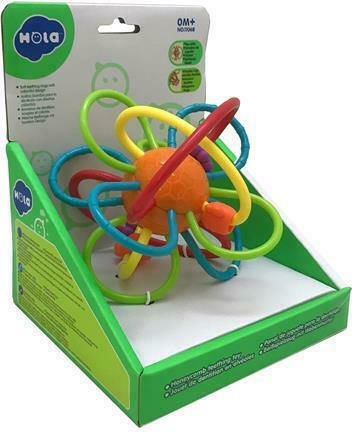 Hola Toys Μασητική Κουδουνίστρα Οδοντοφυΐας από Πλαστικό για 0 m+