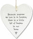 Synchronia Decorațiune Suspendată Albă Din Material Ceramic 9.5x9cm