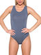 Apple Boxer Lingerie Sleeveless Bodysuit Anthracite