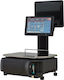 Digi Systems 10'' Electronic Retail Scale with Column with Weighing Capacity of 15kg and Division 5gr