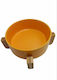 Rolinger Ceramic Bowls Dog Food & Water Orange with Base 300ml