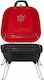 Muhler 806 Galvanized Charcoal Grill with Lid 40cmx40cm