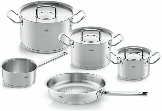Fissler Original-Profi Σετ Μαγειρικά Σκεύη από Ανοξείδωτο Ατσάλι Ασημί 8τμχ
