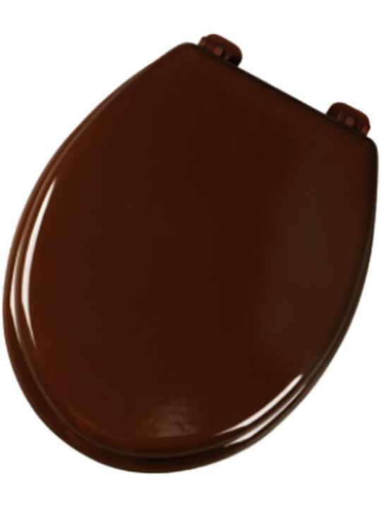 Plastic Toilet Seat Brown Bathlux 50125 43.3cm