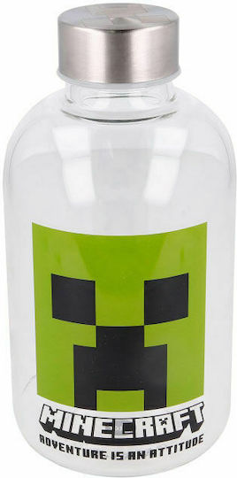 Stor Minecraft Bottiglia Grătare comerciale Sticlă con tappo a vite Verde 620ml