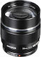 Olympus Crop Camera Lens M.Zuiko Digital ED 75mm F1:8 Telephoto for Micro Four Thirds (MFT) Mount Black