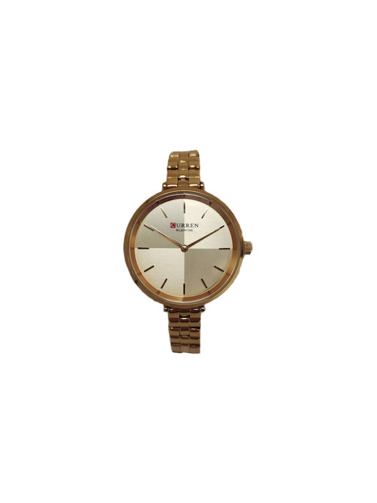 Curren Watch with Gold Metal Bracelet