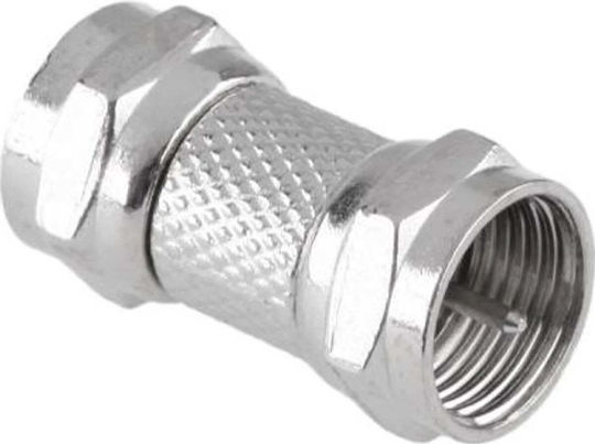 Inne Ștecher Conector F masculin/masculin Argintiu (ZLA0451)