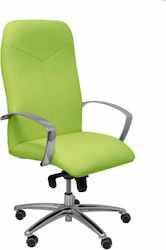 Caudete Office Chair with Fixed Arms Green P&C