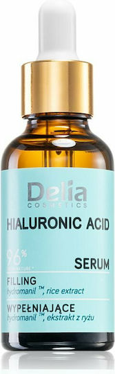 Delia Cosmetics Hyaluronic Acid Хидратиращ Серум За Лице С Хиалуронова Киселина 30ml