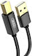XO USB 2.0 Cablu USB-A - USB-B Negru 1.5m 16.009.0010