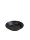 Espiel Black Wood Teller Suppe Hölzernes Schwarz mit Durchmesser 21cm
