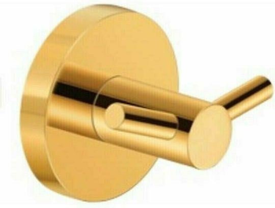 Sanco Ergon Haken Badezimmer Doppelt Schrauben Goldenes