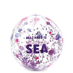Legami Milano Jellyfish Glitter Φουσκωτή Μπάλα Θαλάσσης σε Μωβ Χρώμα 40 εκ.