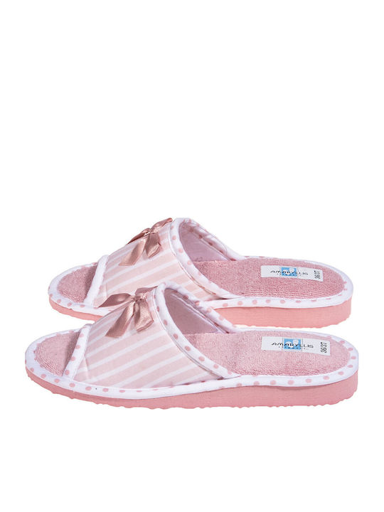 Amaryllis Slippers Δερμάτινες Χειμερινές Γυναικ...