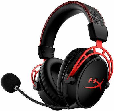 HyperX Cloud Alpha Ασύρματο Over Ear Gaming Headset με σύνδεση USB Black/Red