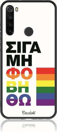Siga Mi Fovitho – LGBT Back Cover Silicon Alb (Redmi Note 8T)