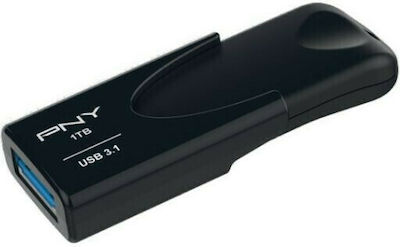 PNY Attaché 4 1TB USB 3.1 Stick Schwarz