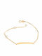 Gatsa Kinderarmband ID aus Gold 14K mit Σταυρό