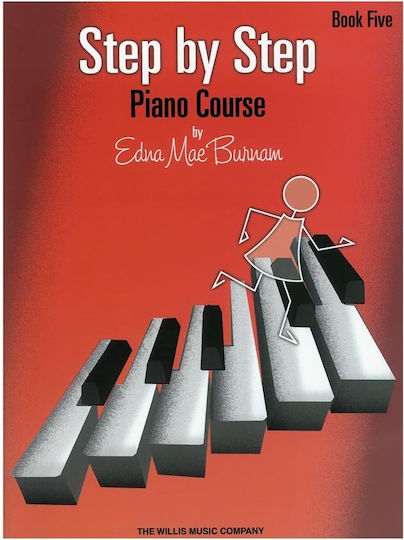 Willis Music Edna-Mae Burnam Step By Step Piano Course Book 5 Learning Method for Piano