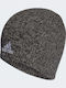 Performance Melange Woolie Beanie Beanie Unisex Σκούφος με Rib Πλέξη σε Μαύρο χρώμα
