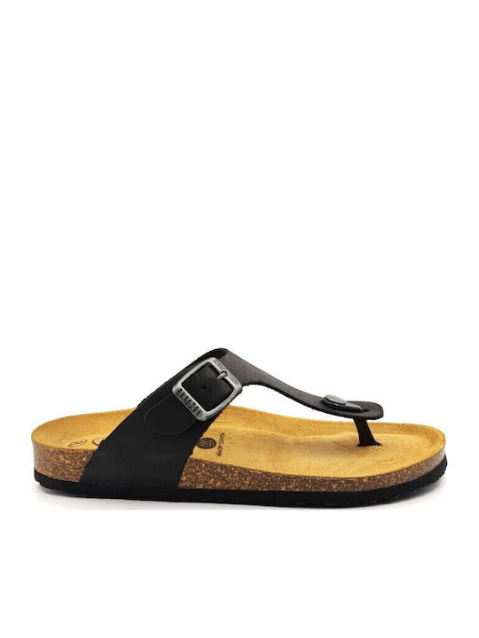Plakton Flache Damen Sandalen APURE Schwarz