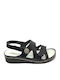 Sandale Casual Damă Anatomici Din Piele Negre
