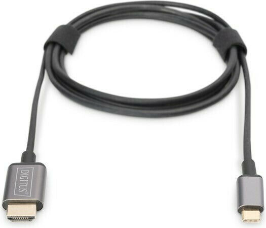 Digitus HDMI 1.4 High Speed 1080p 120Hz Cable HDMI Male - USB-C Male Length 1.8m Black