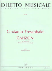 Doblinger Frescobaldi Canzoni Per Basso Solo Vol.1 pentru Instrumente cu coarde