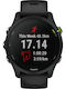 Garmin Forerunner 255 Music 46mm Αδιάβροχο Smartwatch με Παλμογράφο (Μαύρο)