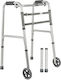 Antar Aluminum Walker with Wheels Τριών Λειτουργιών