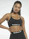 Reebok Workout Ready Femei Atletic Sutien sport Negru cu Căptușeală ușoară