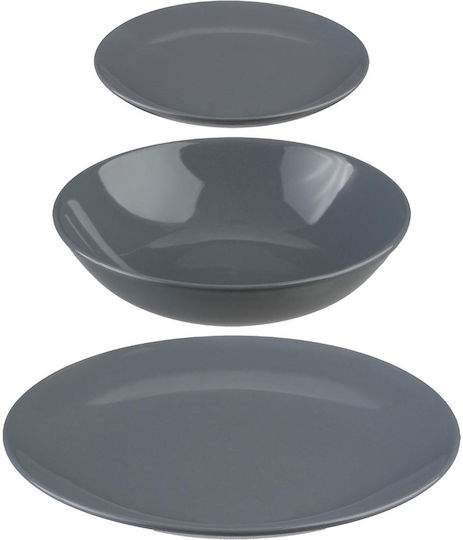 Secret de Gourmet S-D Colorama Geschirrset Keramik Gray 18Stück