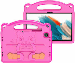 Dux Ducis Panda Umschlag Rückseite Silikon Stoßfest für Kinder Rosa (Galaxy Tab A8)