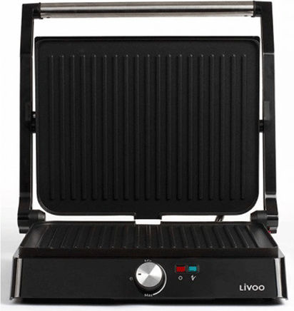 Livoo Τοστιέρα για 2 Τοστ 2200W Μαύρη
