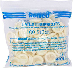 Romed Latex Fingercots Fingerhüte Elastische Fingerabdeckungen Gepuderte Fingerabdeckungen für Trauma Large 100pcs 100Stück Romed Latex Fingercots Fingerhüte Elastische Fingerabdeckungen Gepuderte Fingerabdeckungen für Trauma Large 100pcs 100Stück