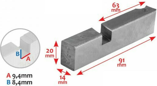 Bulle TT-100/R Αναλώσιμα Εργαλείων Μαχαίρια Ηλεκτρικού Βιδολόγου 1/2"&3/4"