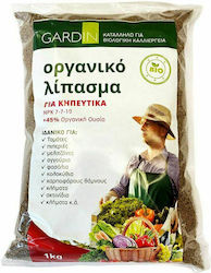Gardin Granuliert Dünger für Gemüse Biologischer Anbau 1kg
