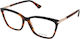 Guess Γυναικείος Σκελετός Γυαλιών Cat Eye Καφέ ...