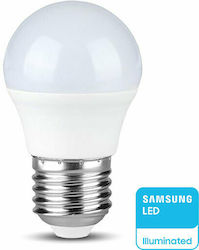 V-TAC Λάμπα LED για Ντουί E27 και Σχήμα G45 Φυσικό Λευκό 600lm