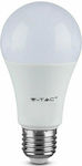 V-TAC LED Bulbs for Socket E27 and Shape A60 Natural White 806lm 1pcs