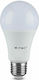V-TAC LED Lampen für Fassung E27 und Form A60 Kühles Weiß 806lm 1Stück